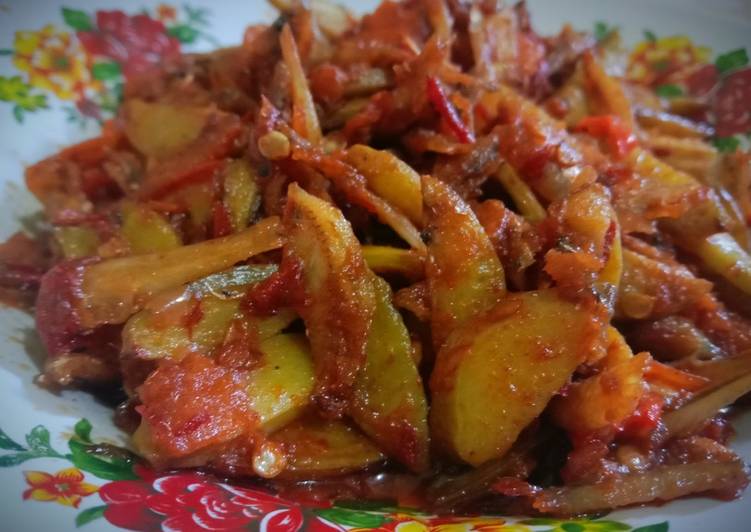 Jengkol teri balado endoll ????