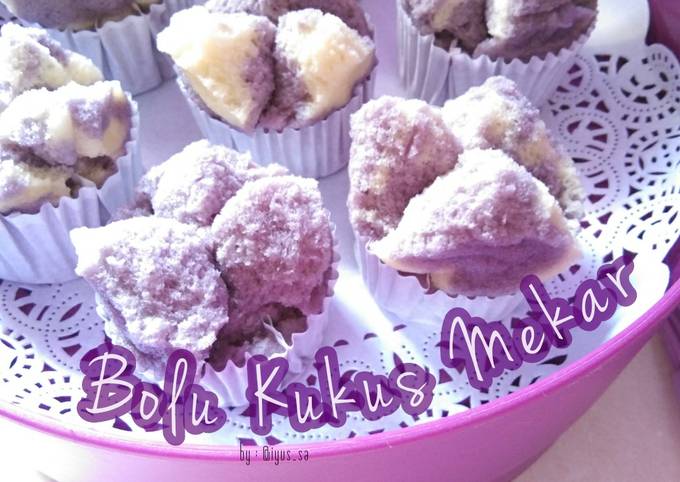 Cara Gampang Membuat Bolu Kukus Mekar (metode all in one), Menggugah Selera