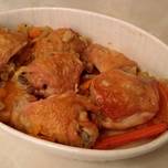 Pollo asado con verduras BLW