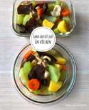 Canh soup củ quả chay