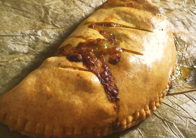 Recipe of Homemade Sourdough beef and cheddar pasties