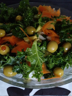Una foto de Ensalada de kale