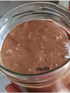 Une photo de Pâte à tartiner noisette, amande, cacao