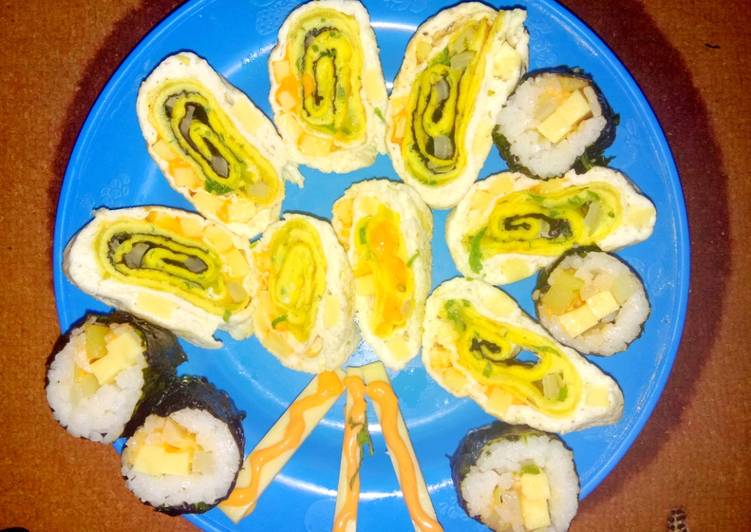 Chesee roll sushi