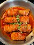 Kimchi cabbage rolls