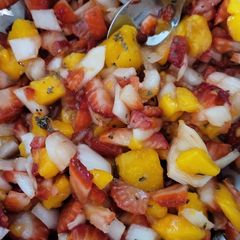 A picture of Strawberry Mango Salsa.