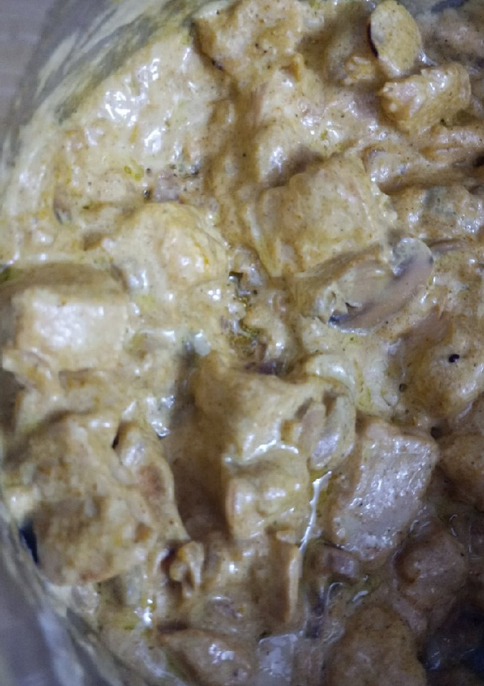 Una foto de Tacos al curry con nata
