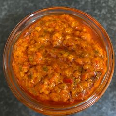 A picture of Kambuzi Hot Sauce.