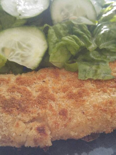 Una foto de Milanesa de filet de merluza