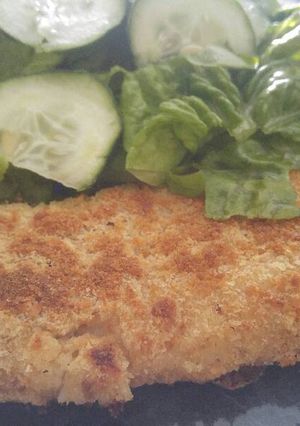 Una foto de Milanesa de filet de merluza