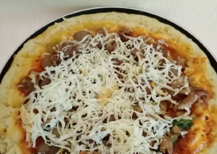 Cara Gampang Menyiapkan Pizza teflon homey, Lezat