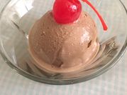 Una foto de nieve de chocolate