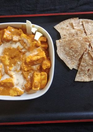 पनीर बटर मसाला(Paneer butter masala recipe in Hindi) रेसिपी मुख्य फोटो