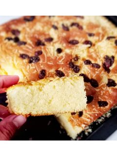 Foto resep Bolu Susu Keju dan Kismis