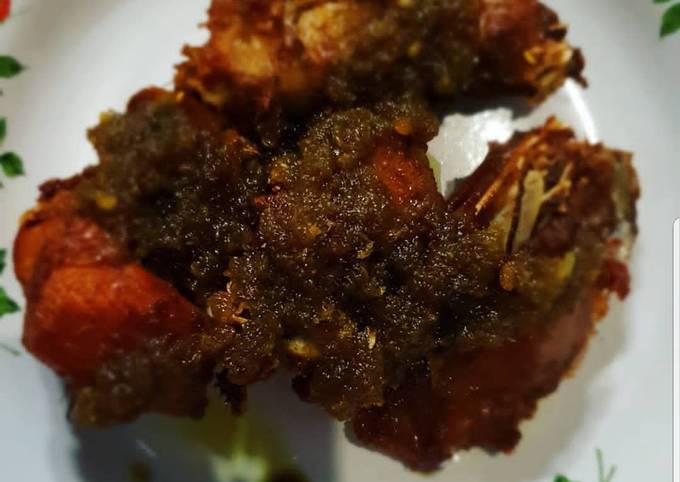 Ayam Ungkep sambal rica