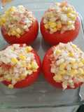 Tomate relleno con atún