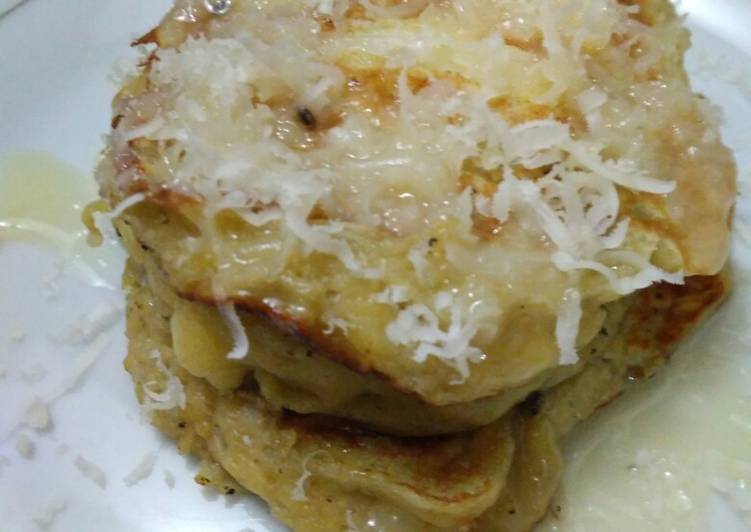 Pancake pisang ambon keju