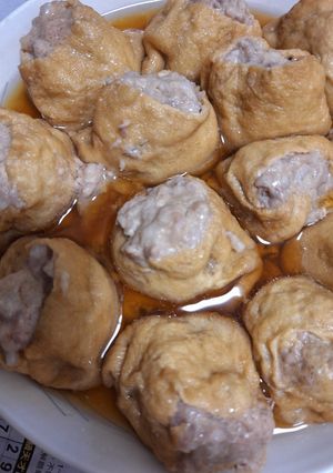 豆皮鑲肉 的食譜成品照片
