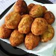 Croquetones de restos de pollo asado y toque de baharat