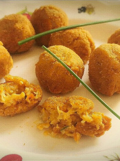 Una foto de Croquetas de Txangurro a la Donostiarra