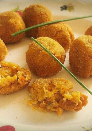 Una foto de Croquetas de Txangurro a la Donostiarra
