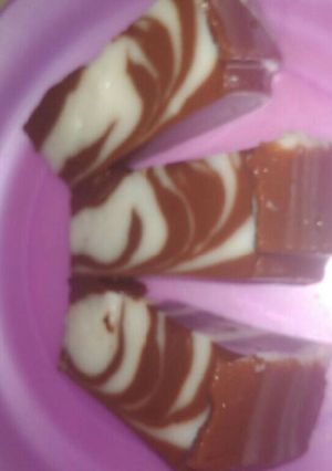 Foto resep Puding Zebra (tanpa telur tanpa mentega)