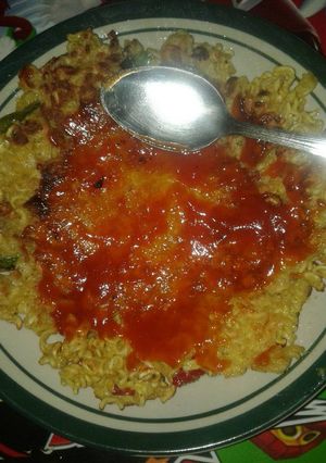 Foto resep Martabak mie pedas asin