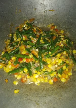 Foto resep 08. Tumis Sayur Pelangi Pedas