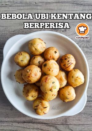 Gambar Bebola Ubi Kentang Berperisa