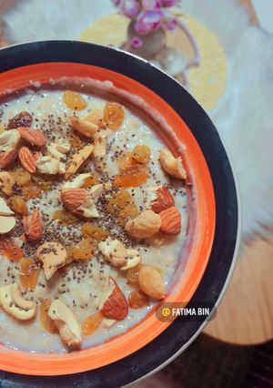 صورة لوصفة شوفان بالمكسرات (دايت) 🌸