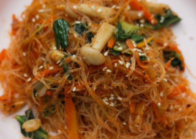 Japchae hemat ala ala