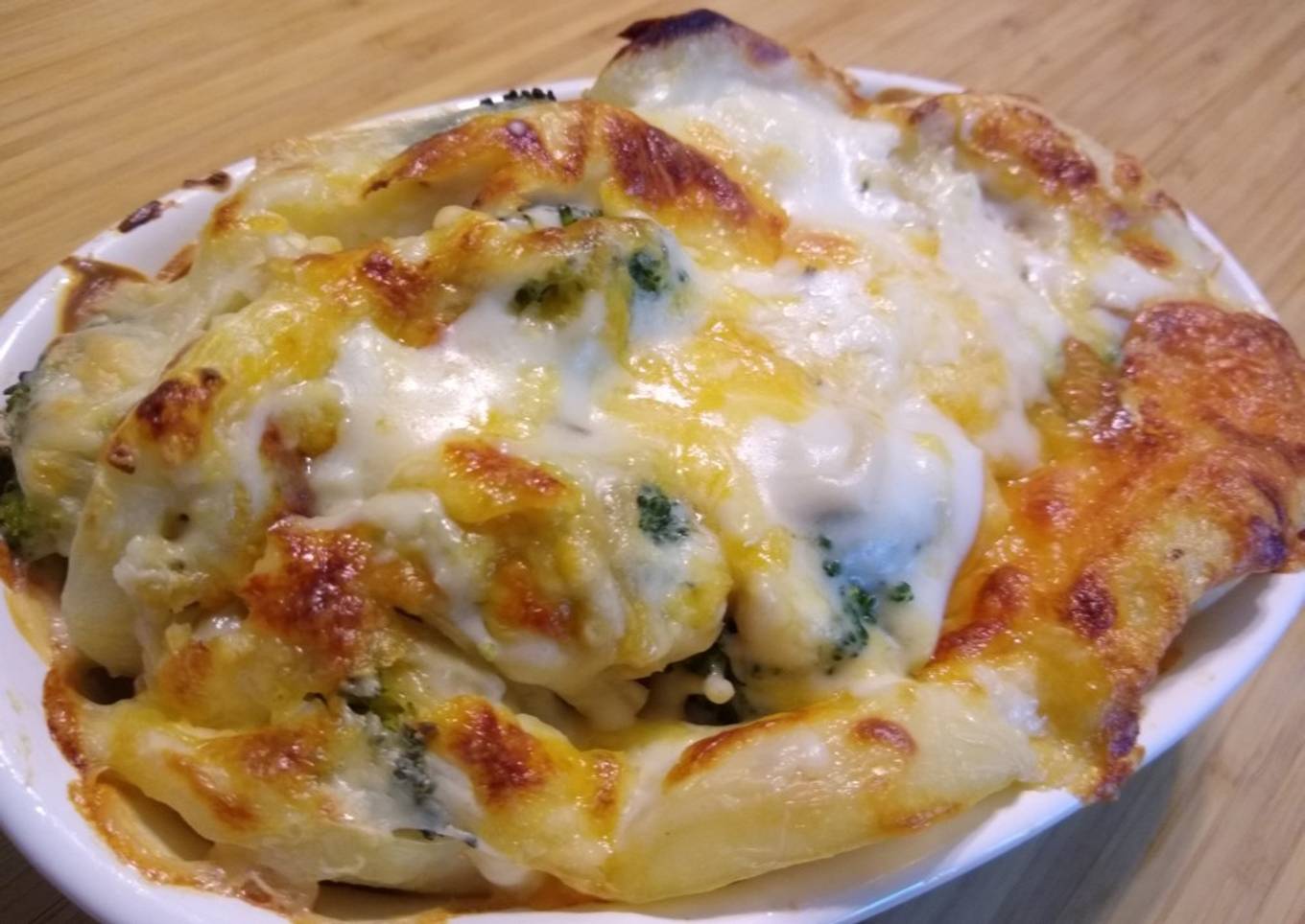 Broccoli and Potato Gratin