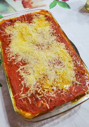 Una foto de Lasagna de pollo