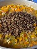 Guiso de lentejas con verduras
