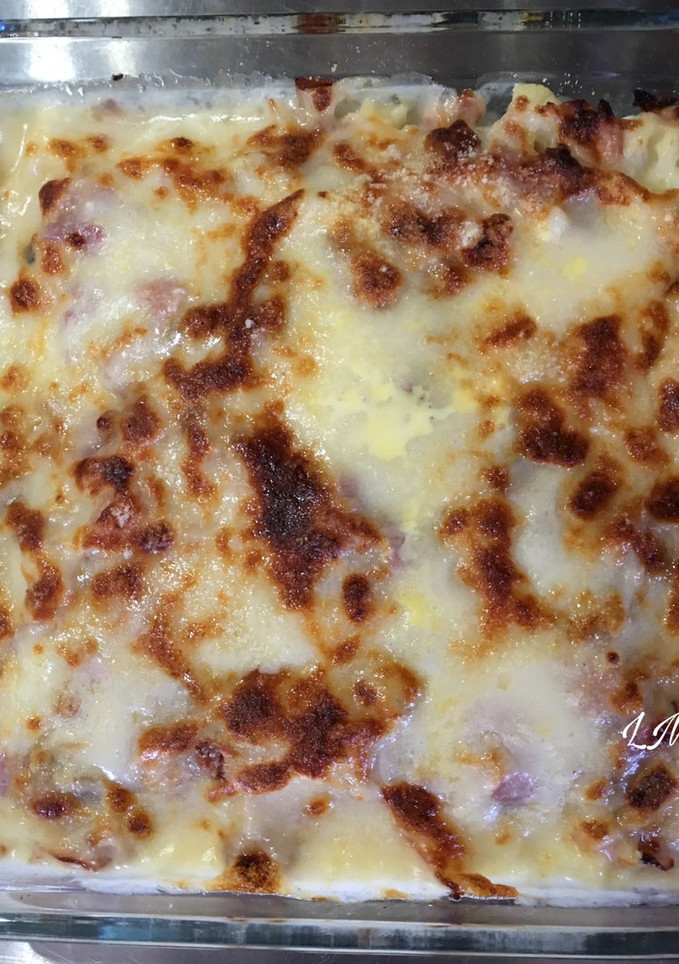 Una foto de Coliflor con bechamel en olla GM
