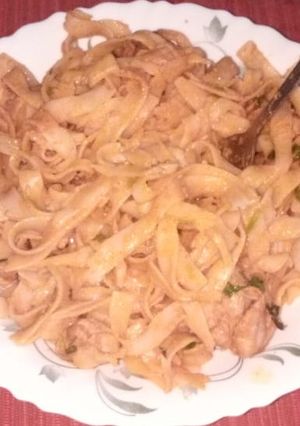 A picture of Fettuccine Pasta with chicken #localfoodcontest_mombasa.