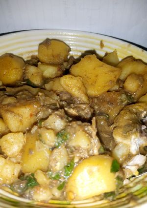 A picture of Potato pepper soup.