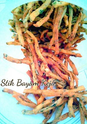 Foto resep Stik Bayam Keju