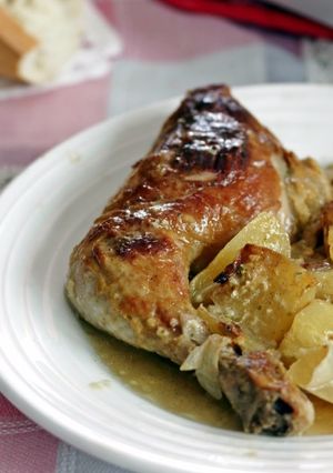 Una foto de Pollo a la mostaza