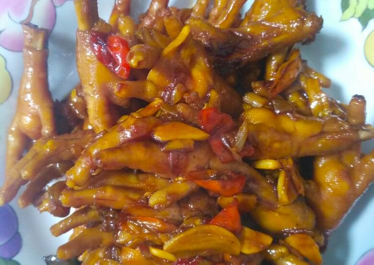 Ceker pedas manis mantul