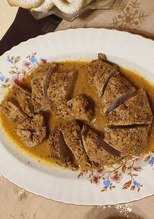 Borskéregben sült sertésszűz recept fotója