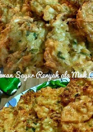Foto resep Bakwan Sayur Renyah