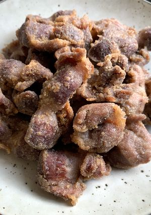 A picture of Fried Chicken Gizzards (Giblets).