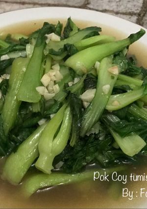 Foto resep Pok Coy Tumis Bawang putih