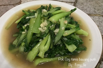 Bagaimana Menyiapkan Pok Coy Tumis Bawang putih Ekonomis Untuk Jualan
