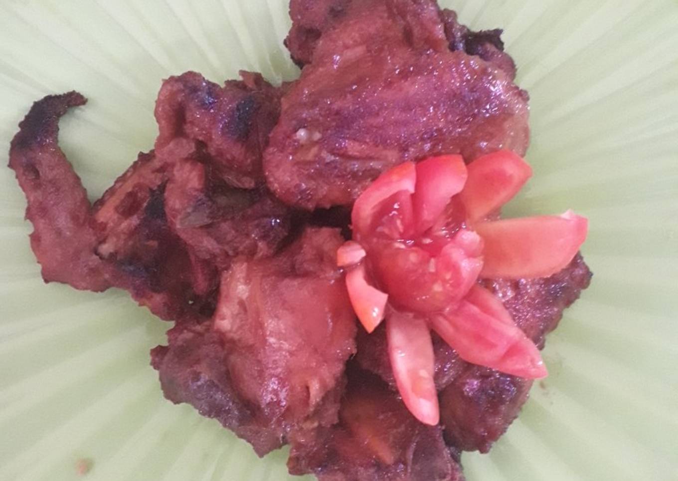 Ayam panggang besar dan ayam panggang mengetuk Napoleon