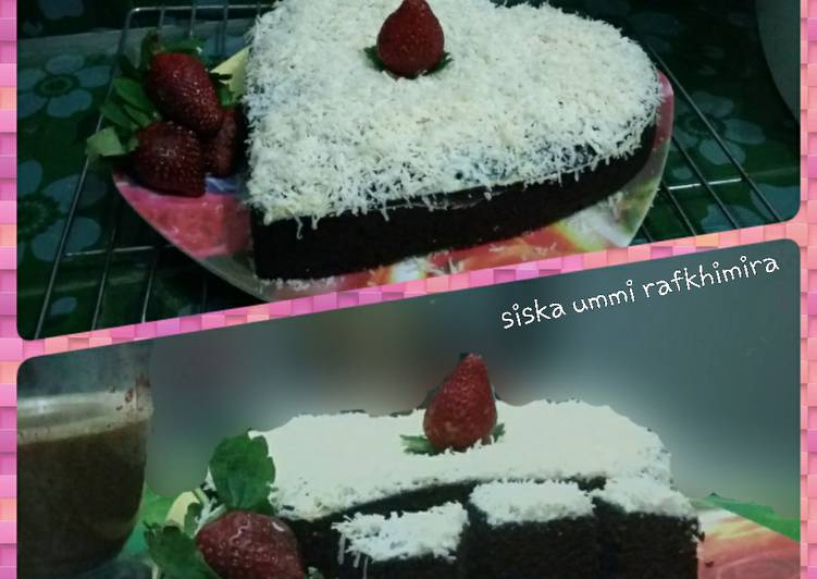 Brownies Pisang 2 telur No Mixer bisa kukus / oven sama2 yummy