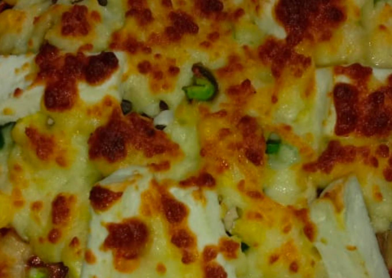 Sweet Corn pizza