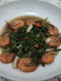 Tumis Kangkung Udang
