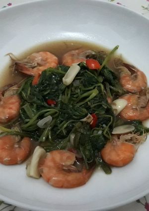 Foto resep Tumis Kangkung Udang